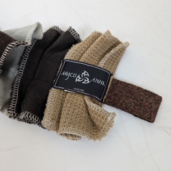 Myco Anna Scarf Deconstructed Long Warm Fall Neutral Earthy - Picture 10 of 10